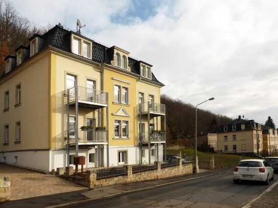 Großzügige 2-Zimmer-Wohnung mit großer Terrasse in ruhiger Stadtrandlage von Freital