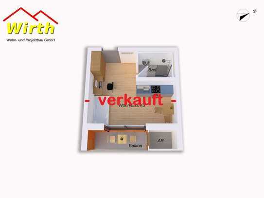 Wohnung 12	 -	26,03m²