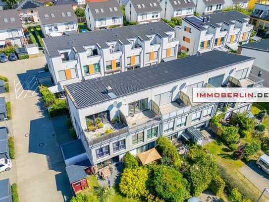 IMMOBERLIN.DE - Modernes Einfamilienhaus mit Südgarten & -terrassen in Ruhelage