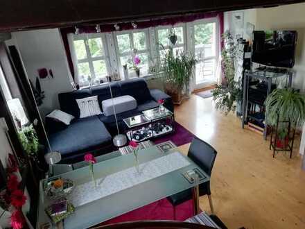 Geschmackvolle 3-Raum-Maisonette-Wohnung mit Südalkon und EBK in Neustadt