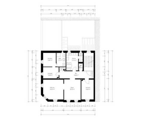 Stilvolle, modernisierte 5-Zimmer-Wohnung in Darmstadt