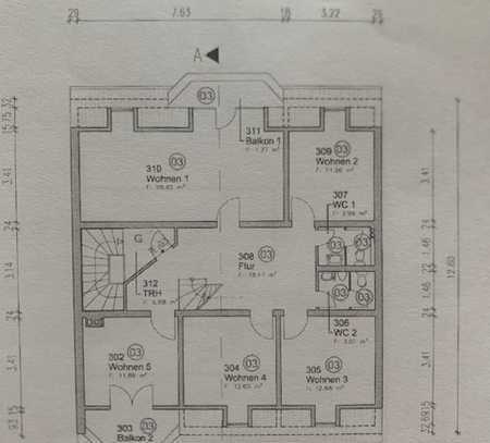 DG-Maisonette mit 6 Zimmern und zwei Nebenräumen als Büro zu vermieten - von privat