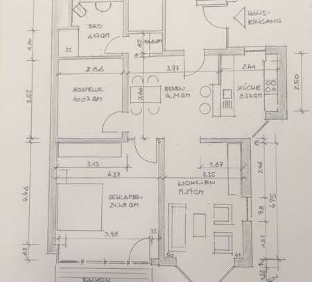 Sonnige 2,5-Zimmerwohnung am Jungfernkopf in Kassel