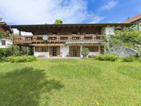 Murnau: Großes, gepflegtes Einfamilienhaus am Murnauer Moos mit Blick