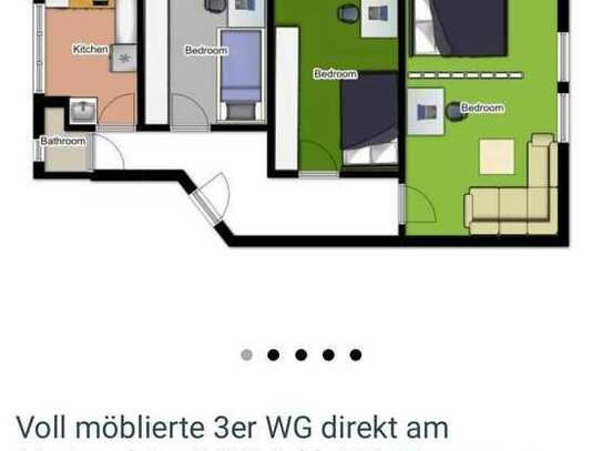 1 möbliertes Zimmer in 3er-WG direkt am Marienplatz zu vermiten