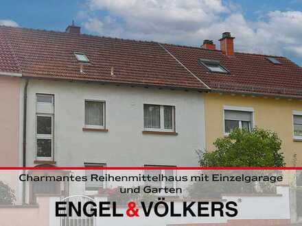 Charmantes Reihenmittelhaus mit Einzelgarage und Garten