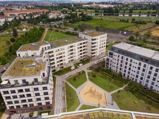 2 Balkone mit dem Blick ins Grüne