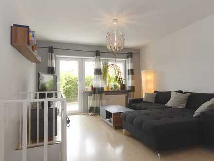 SCHÖN - GUT GELEGEN - TERRASSENWOHNUNG im Maisonetten-Stil mit zusätzlichem Hobbyraum
