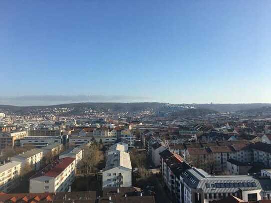 1-Zimmer-Wohnung mit Balkon und Panoramablick auf Stuttgart