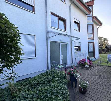 Modernisierte 3-Raum-Wohnung mit Balkon und Einbauküche in Gensingen