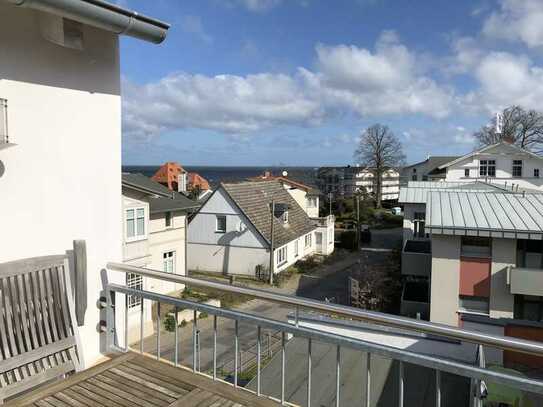 Dachwohnung mit Terrasse und Meerblick, Ostseebad Heringsdorf