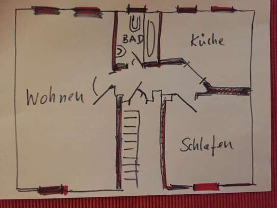 Schöne renovierte 2-Zimmer-Wohnung in Essen-Steele