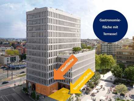 GASTROFLÄCHE mit großzügiger Terrasse | Ihr neuer Standort in THE ONE | Direkt vom Eigentümer