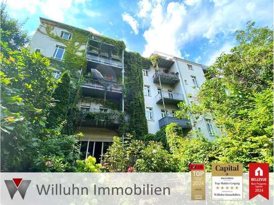 Schöne DG-Wohnung in Gohlis mit Balkon und Kamin - 2 Bäder - separate Küche