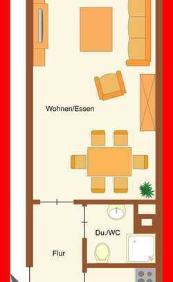 1 Zi.-Wohnung für Studenten nähe Uni