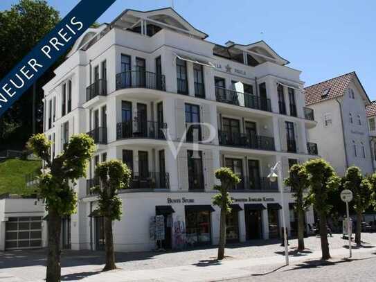 Meerblick: Exklusive Strandwohnung mit Balkon und Aussenpoolnutzung im Ostseebad