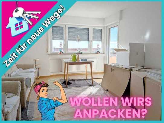 !!SOFORT FREI - WORAUF WARTEN SIE NOCH: 3-Zimmerwhg. in Remseck a.N mit Panoramablick und Garage!!