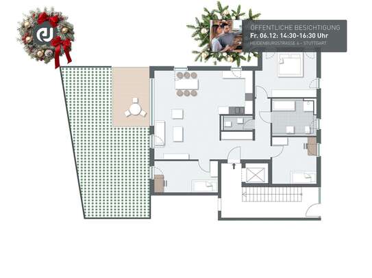 4-Zimmer-Wohnung im Gartengeschoss | 6A.1