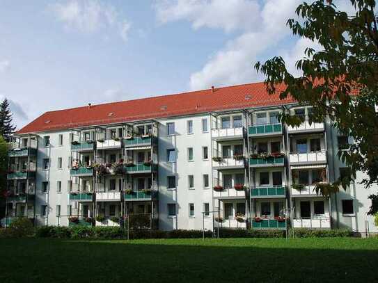 Schön gelegene 2-Raum-Erdgeschosswohnung mit Balkon