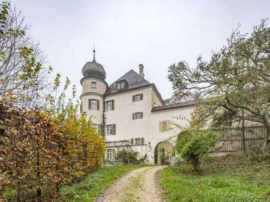 Herrschaftliches Schloss mit Freiflächen