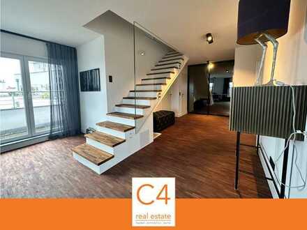 Exquisites Duplex-Penthouse: Luxuriöse Wohnung über zwei Etagen im Herzen der Homburger Innenstadt