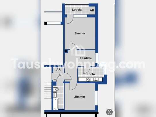 Tauschwohnung: Zentrale helle Wohnung