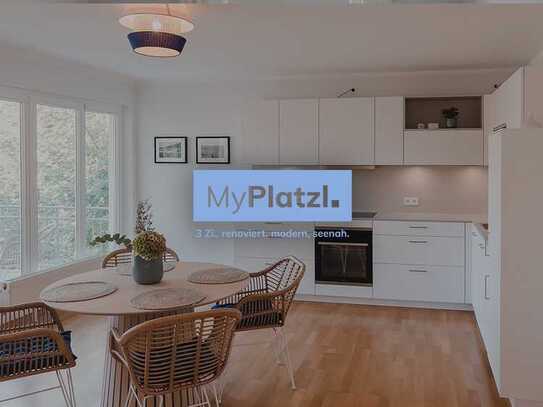 My Platzl. 3 Zi., renoviert, neu möbliert, seenah