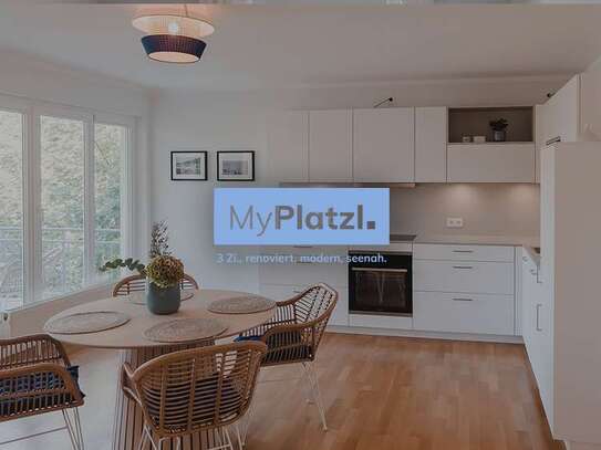 My Platzl. 3 Zi., renoviert, neu möbliert, seenah