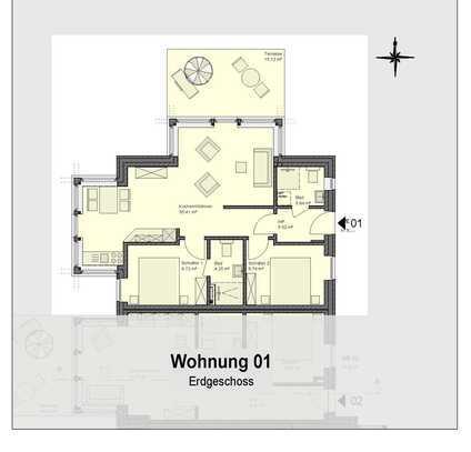 LANGEOOG: Exklusive Neubau - Ferienwohnung 01 in bevorzugter Lage