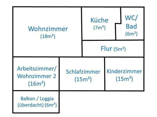 Helle 85m² Wohnung in Meschede, zentrumsnah, 3 ½ Zimmer, Balkon