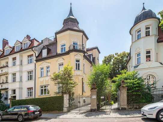 Altbau-Flair: Reizende 3-Zimmer-Wohnung mit Südgarten und Hobbyräumen in Toplage