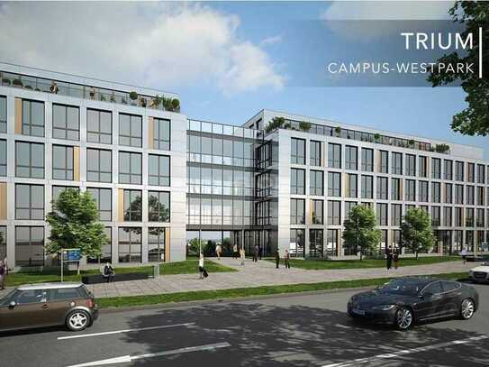Campus TRIUM: Büroflächen im innenstadtnahen Neubau!