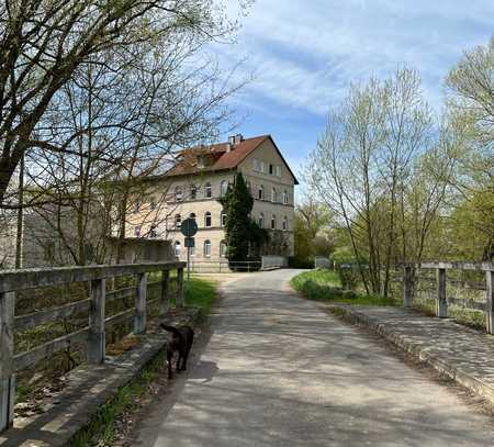 Wohnen und Arbeiten in historischem Ambiente in idyllischer Stadtrandlage in einer ehemaligen Mühle