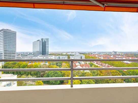 Stadtleben mit Weitblick: Helles 1-Zimmer-Apartment in Schwabing