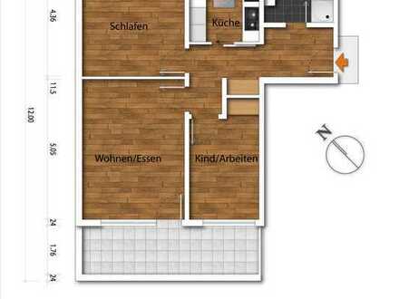Einziehen und wohlfühlen: 3-Zimmer- Eigentumswohnung mit Balkon!