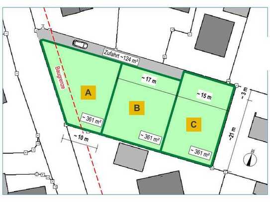 Attraktives EFH- oder DH-Grundstück in Raubling