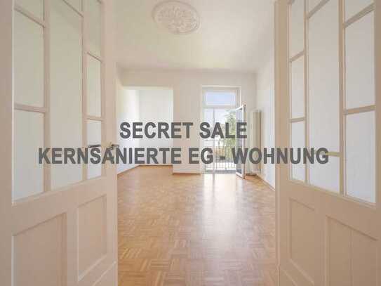 SECRET SALE - Traumhafte sanierte Altbauwohnung mit Garten in gefragter Lage!