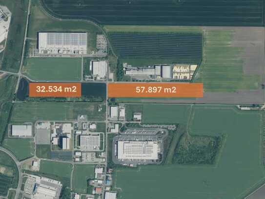 Gewerbeflächen im Industriegebiet Halle Queis