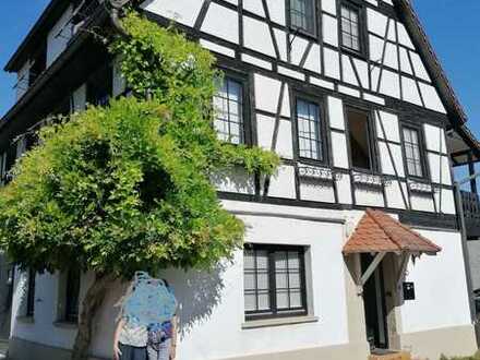 Wunderschönes Fachwerkhaus mit Garten und Balkon - Ingersheim