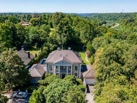 Unique - Superprime - Hideaway direkt am Isarhochufer Grünwald