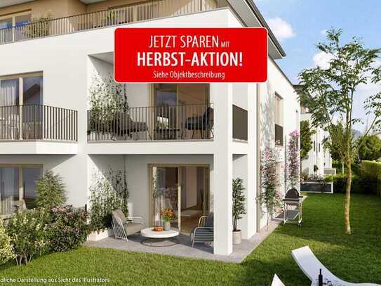 In Bau: Helle 2-Zimmer-Wohnung mit Terrasse und Garten in Wolfratshausen