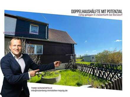 RESERVIERT - Die Immobilie zum Wachküssen! Doppelhaushälfte In top Lage im Grünen in Zweenfurth bei
