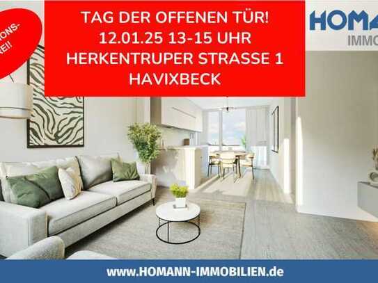 Schicke 3- Zimmer- Maisonettewohnung mit großer Dachterrasse in Havixbeck