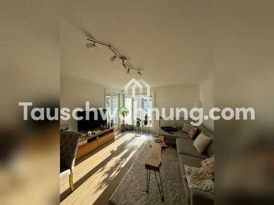 Tauschwohnung: Bright 2 room apartment with balcony and terrace in Sendling