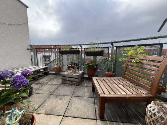 Idylle für Selbstnutzer mit Ausblick - schöne Dachgeschosswohnung in Gohlis