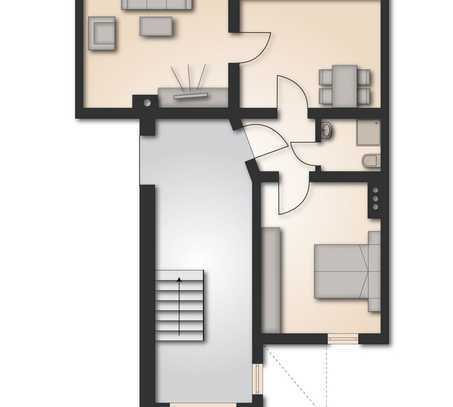 Top-Single Wohnung in Kirchberg zu vermieten!