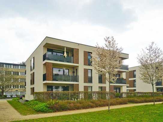 Franklin Garden: Balkon + Dusche