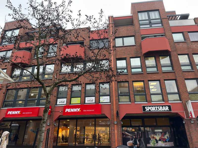 Zentral gelegene 2 Zimmer ETW mit Fahrstuhl und Balkon in Fußgängerzone von Lohbrügge