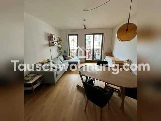 Tauschwohnung: 3 Zimmer WHG im Neubau mit Fahrstuhl, Balkon, EBK