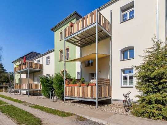 Schöner Wohnen, mit Balkon und EBK, in der Alten Hofegrundbrauerei zu Radeberg.